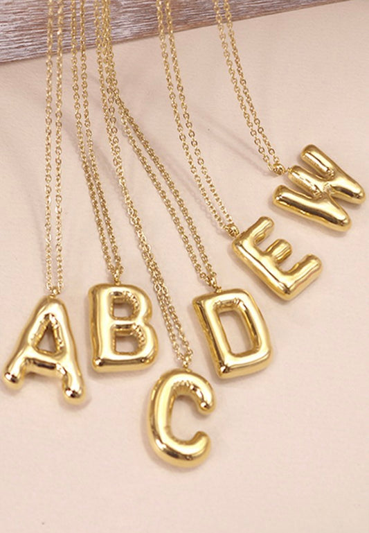 Initial Bold Necklace